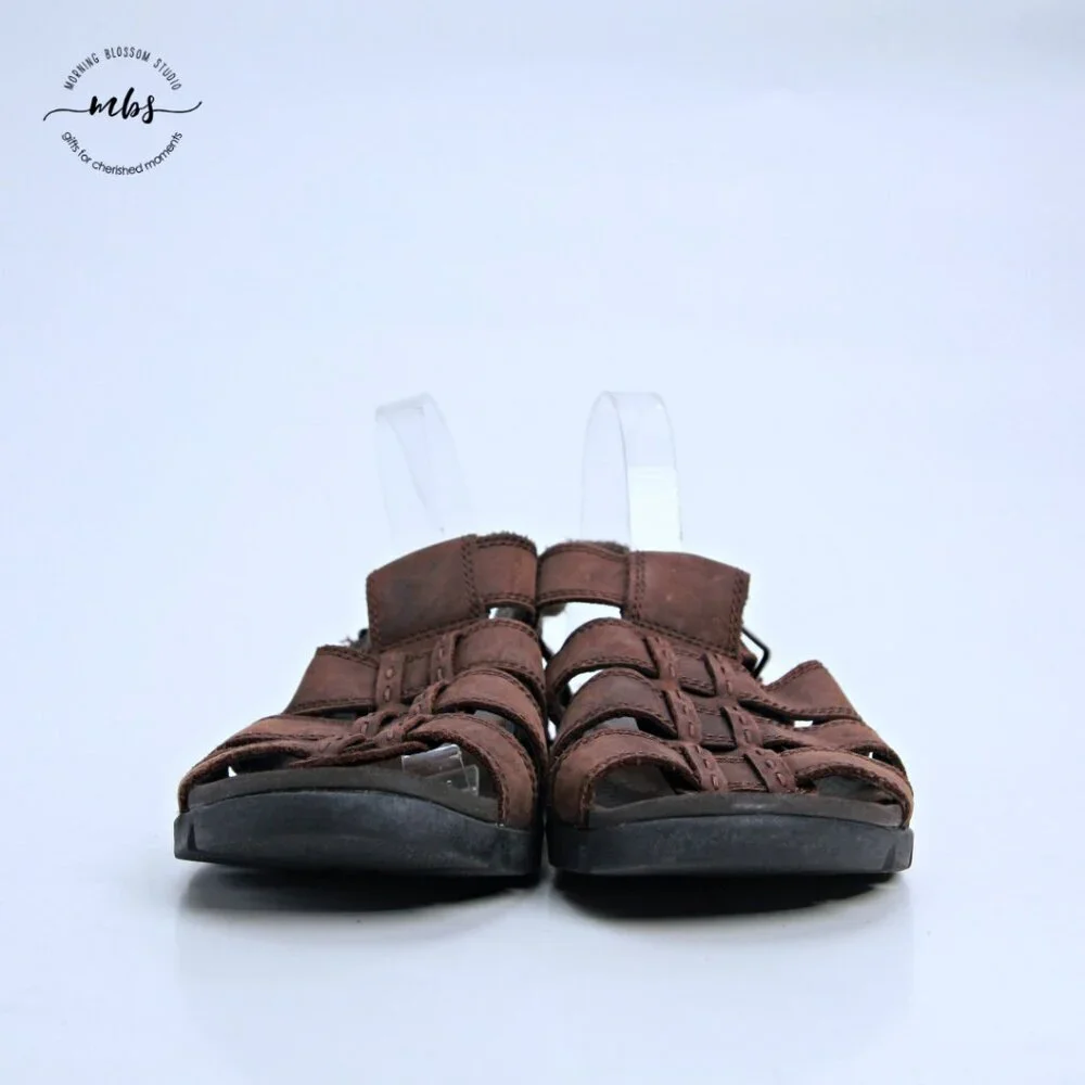 Timberland Leather Sandals‎ Brown Men 11